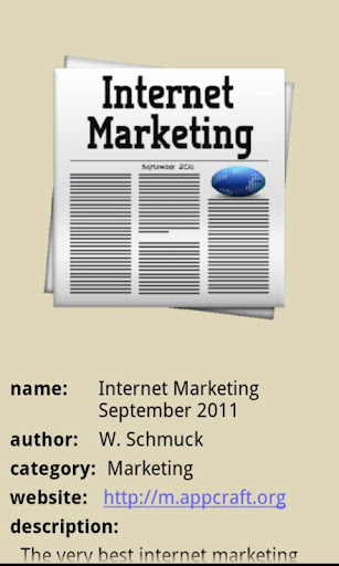 【免費書籍App】Internet Marketing Ezine-APP點子