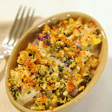 Cauliflower Gratin with Roasted Chestnuts and Parmesan Cream