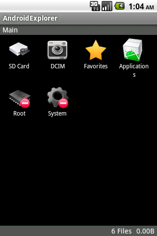 AndroidExploererDemo