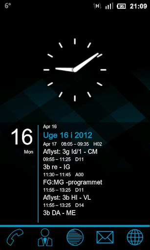 Foxy_Blue Go Launcher EX theme