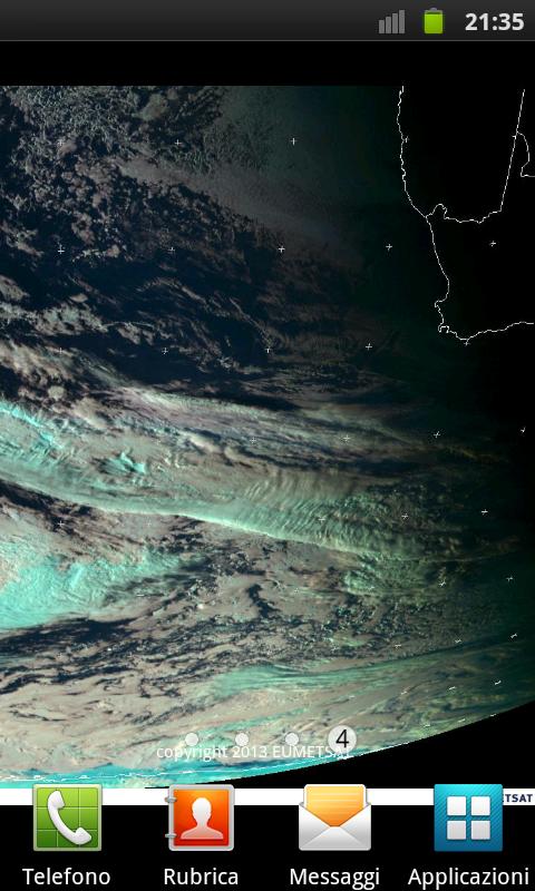 Android application Weather Satellite Wallpaper screenshort