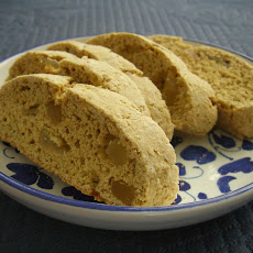 Not Quite Savory, Not Quite Sweet, Cardamom Ginger Biscotti