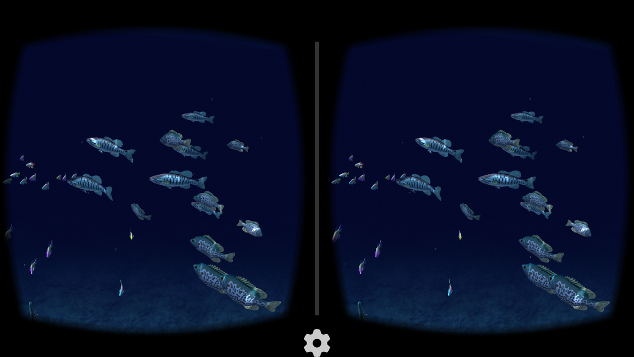 Fish Schooling VR — приложение на Android