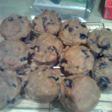 Blueberry Oatmeal Muffins (Low Sugar)