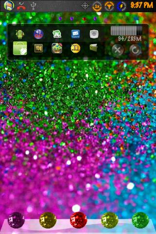 Go Launcher Theme GlitterGlam