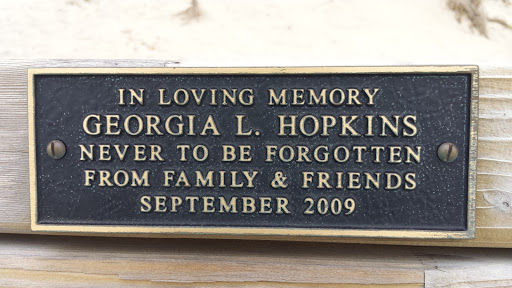 Georgia L. Hopkins Memorial Bench