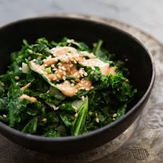 Sautéed Kale with Tahini Sauce