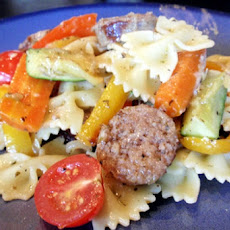 Pasta Primavera with Italian Turkey Sausage