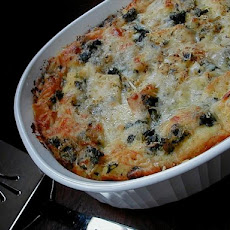 Spinach and Cheese Strata