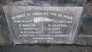 Blockhouse Bay WW2 Memorial Plaque 