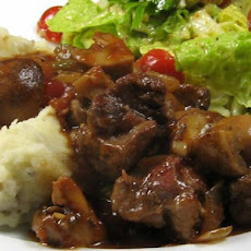 Sirloin and Portabella Stew Mmmmm