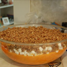 Sweet Potatoes With Pecan Praline Streusel