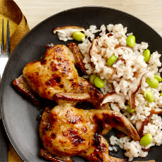 Grilled Quail With Miso