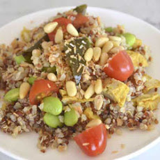 Quinoa Upma with Curry Nuggets