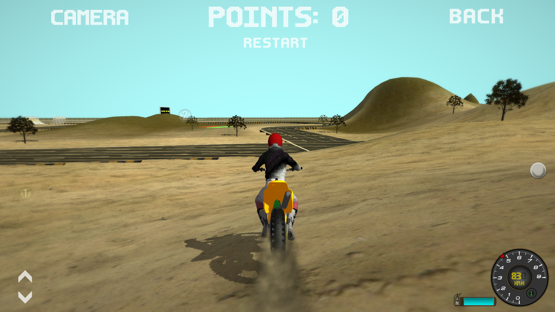 Android application Motocross Motorbike Simulator Offroad screenshort