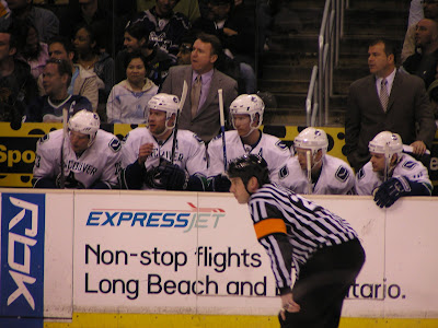 Canucks Bench