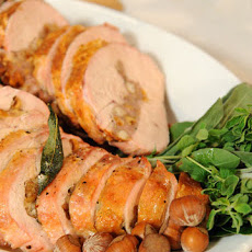 Sweet Sausage, Sage, and Hazelnut-Stuffed Turkey Breast