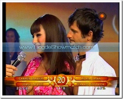 Pampita en el Baile del Caño