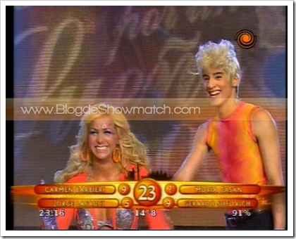 Fernanda Vives bailando Cuarteto