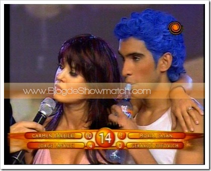 Jessica Cirio bailando Cuarteto