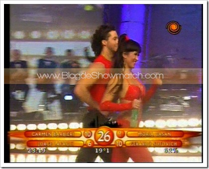 Valeria Archimó bailando Cuarteto