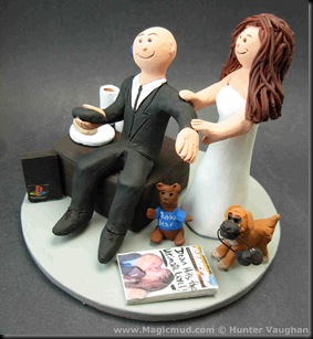 Playstation Wedding Cake Topper
