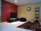 Living room - Custom painted