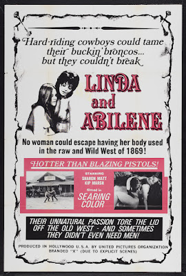 Linda and Abilene (1969, USA) movie poster