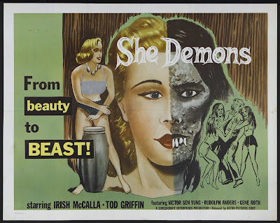 She Demons (1958, USA) movie poster