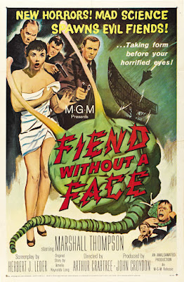 Fiend Without a Face (1958, UK) movie poster