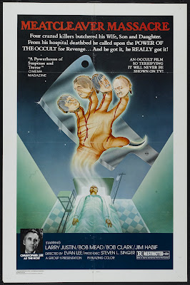 Meatcleaver Massacre (1977, USA) movie poster