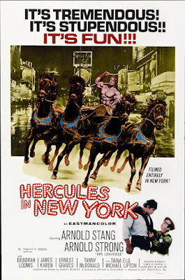 Hercules in New York (1970, USA) movie poster