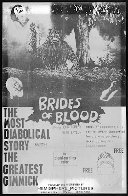 Brides of Blood (1968, USA / Philippines) movie poster