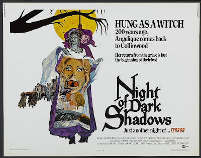 Night of Dark Shadows (1971, USA) movie poster
