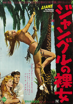 Liane, Jungle Goddess (Liane, das Mädchen aus dem Urwald) (1956, Germany) movie poster