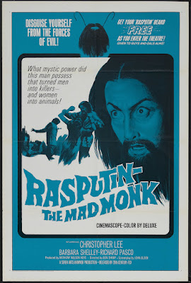 Rasputin: The Mad Monk (1966, UK) movie poster