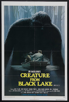 Creature from Black Lake (1976, USA) movie poster