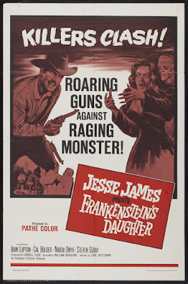 Jesse James Meets Frankenstein's Daughter (1966, USA) movie poster