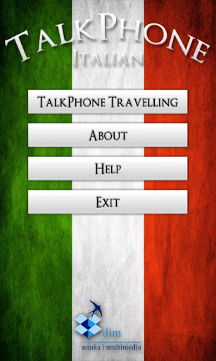 TalkPhone Italian Travelling