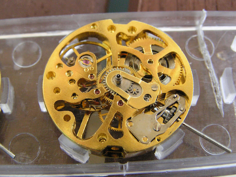 17 jewel standard movement skeleton