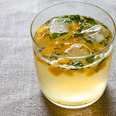 Minty Peach Cooler