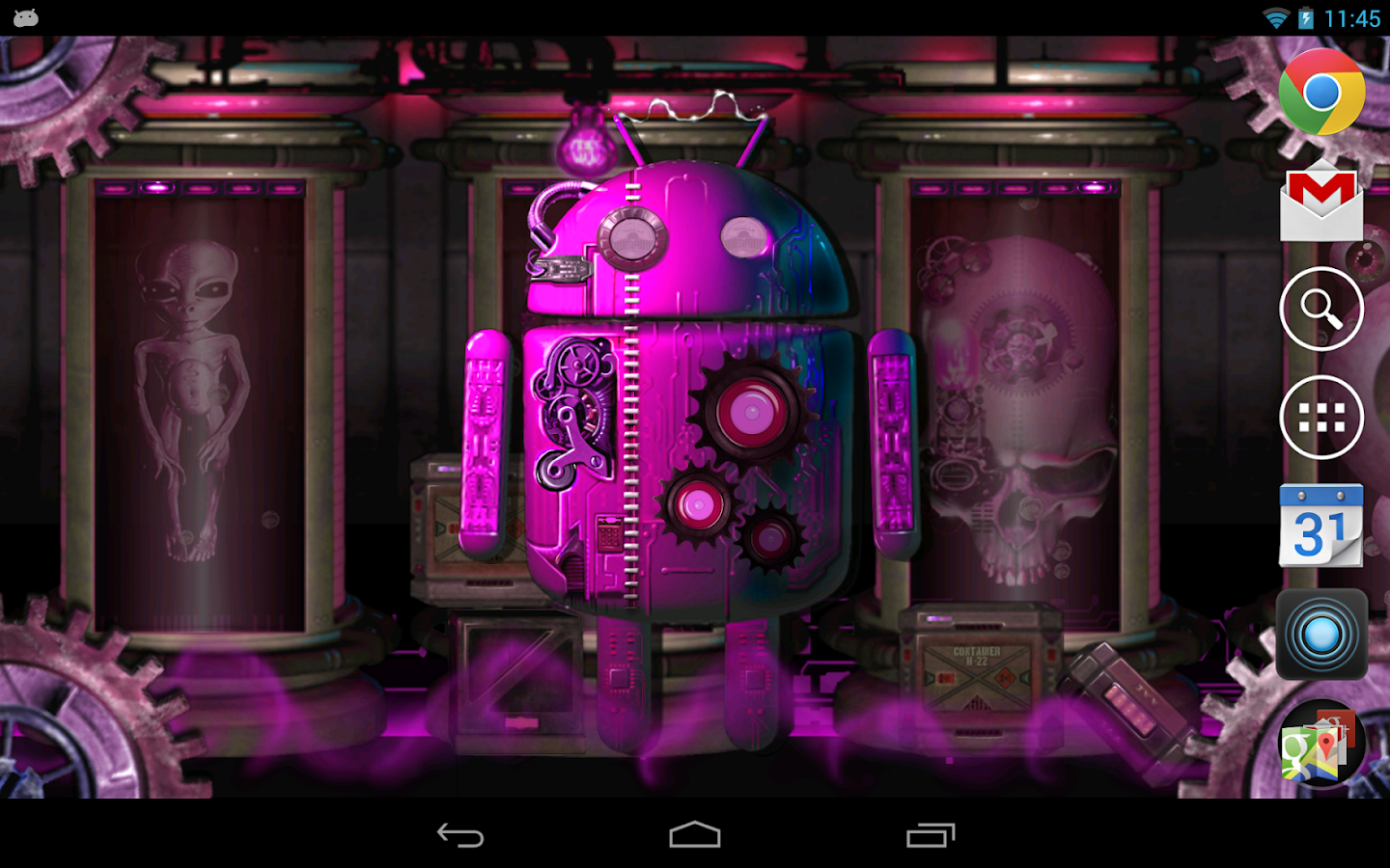    Steampunk Droid Fear Lab LWP- screenshot  