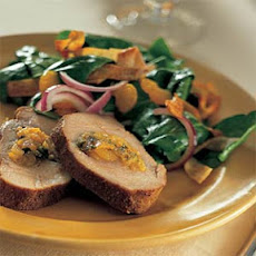 Apricot-Stuffed Spice-Rubbed Pork Loin