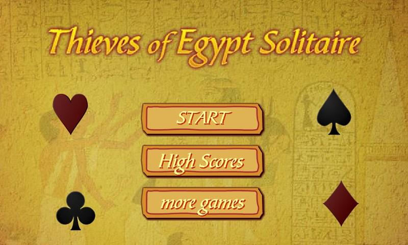Android application Egypt Solitaire Premium screenshort