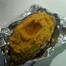 Twice Baked Sweet Potatoes with Ricotta Cheese