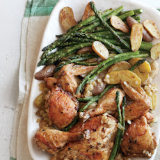 Spice-Scented Roast Chicken and Vegetables