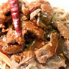 Beef With Chilli Plum Sauce
