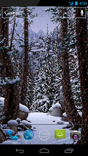 Live Wallpaper - Winter Forest