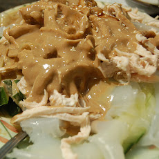 Sesame Noodles With Shredded Chicken