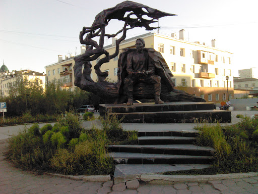 Yakutsk. Памятник А.Е. Кулаков